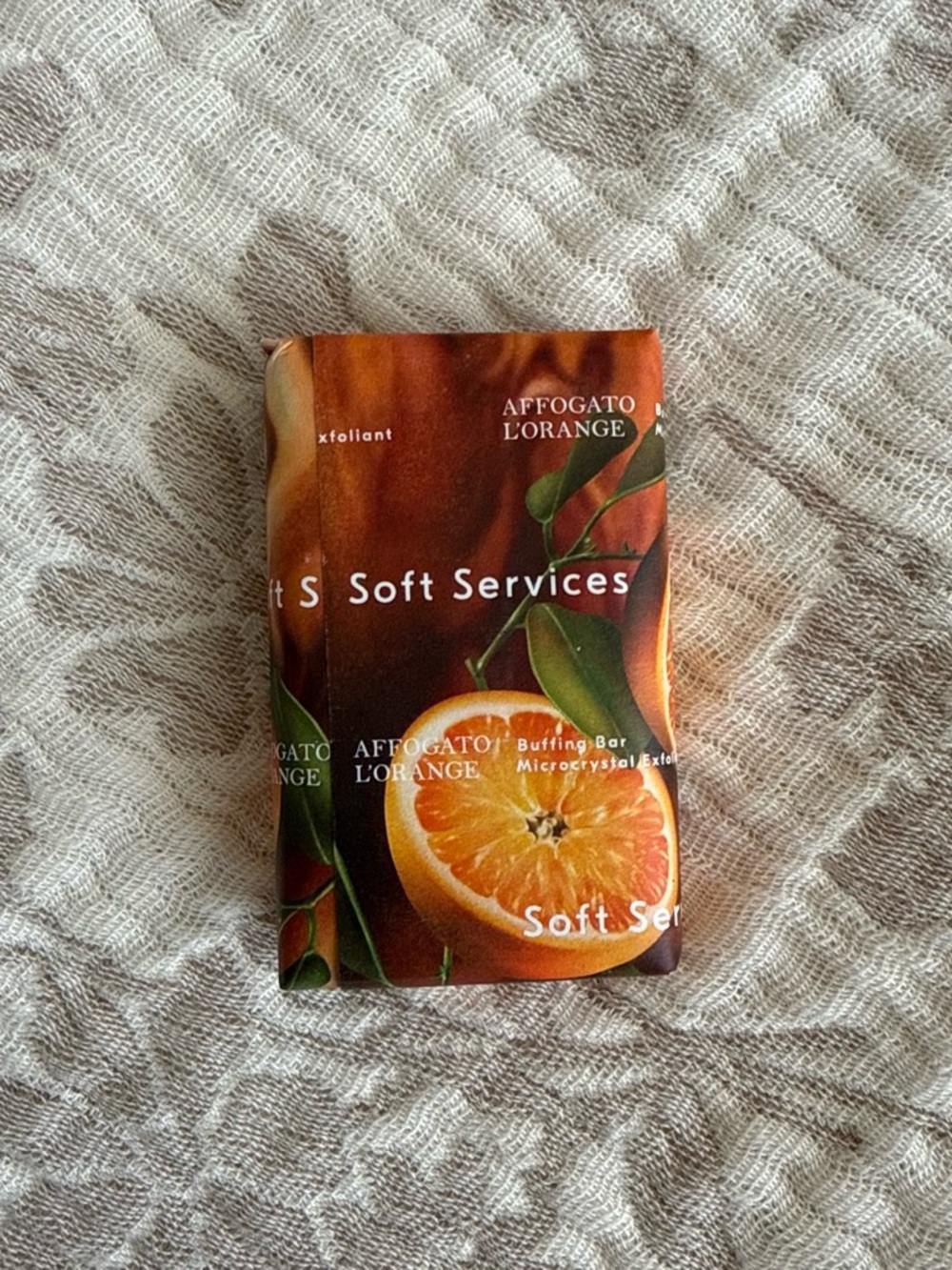 Soft Services Orange Exfoliating Buffing Bar